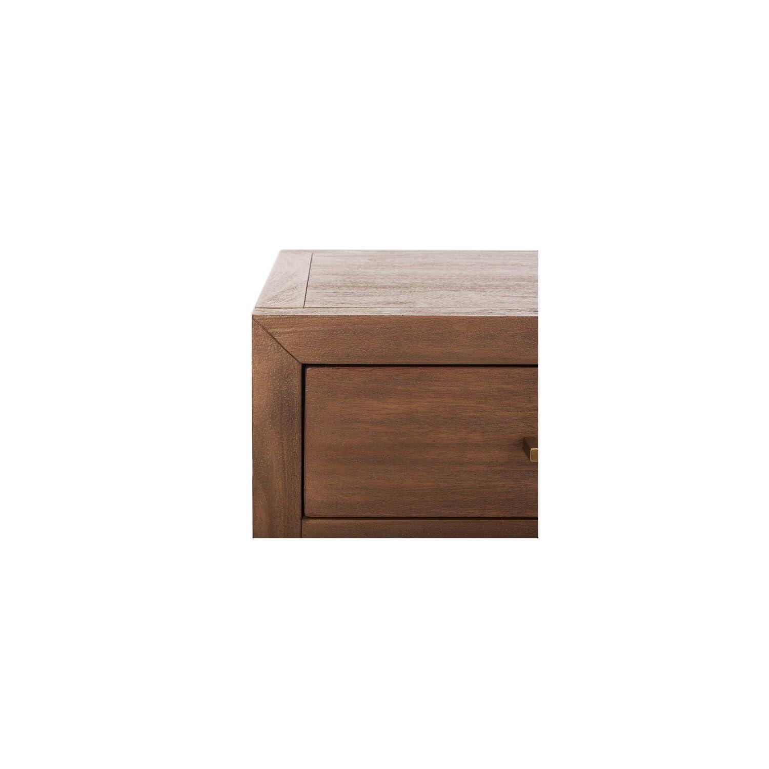 SAFAVIEH Couture Ariella Modern Nightstand with 3 Drawers, Brown