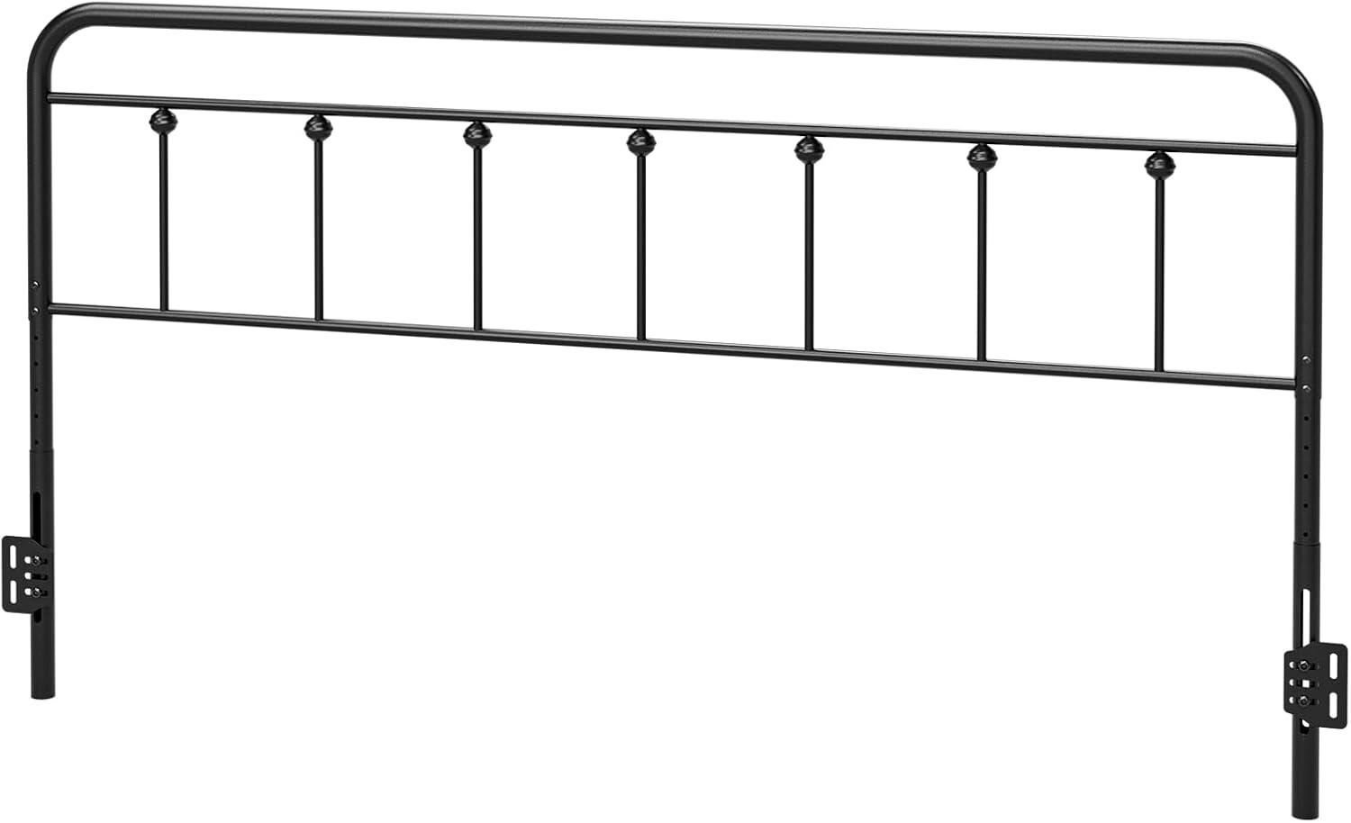 August Grove® August Grove® Metal Headboard - Adjustable Height - Farmhouse Victorian Style