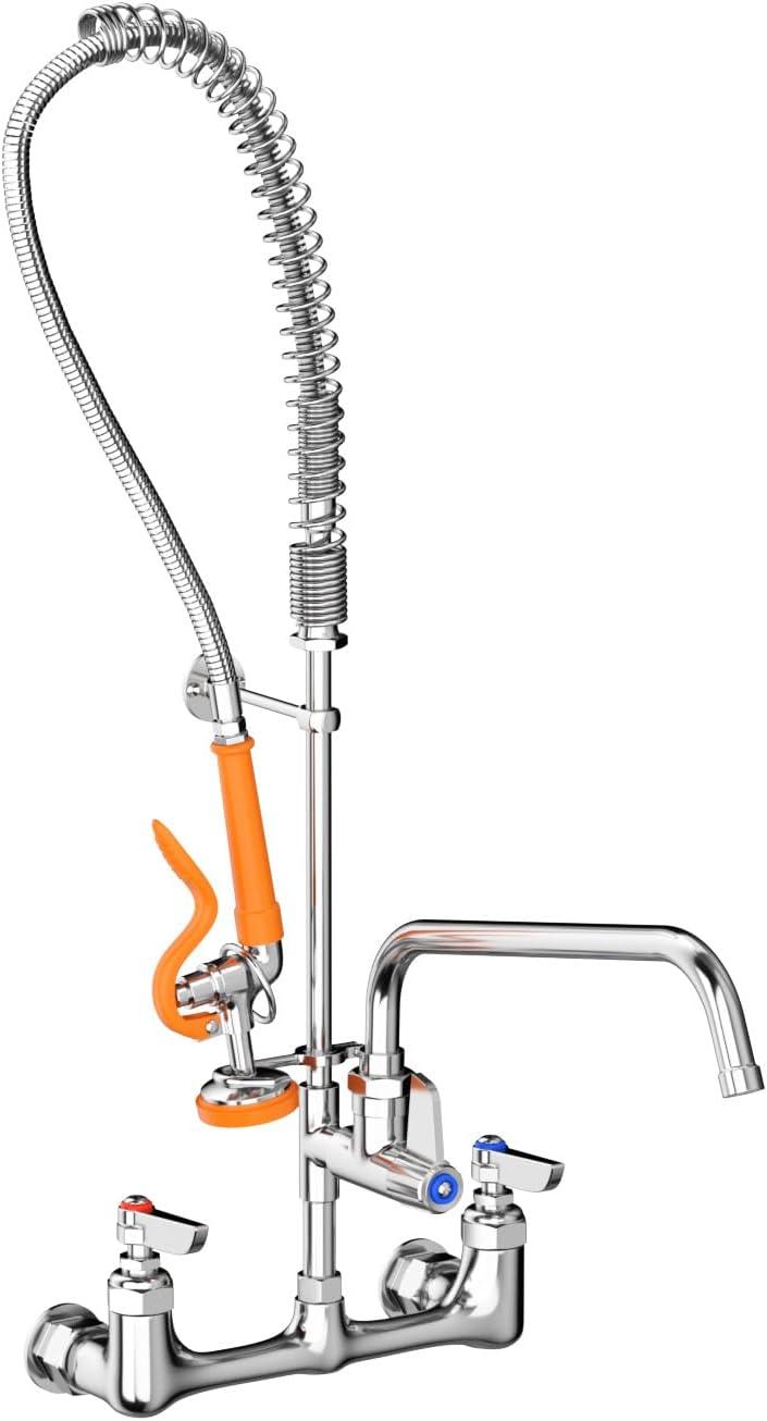iVIGA Commercial Kitchen Faucet with Pre-Rinse Sprayer 36 Inch 2314300C-36-WF