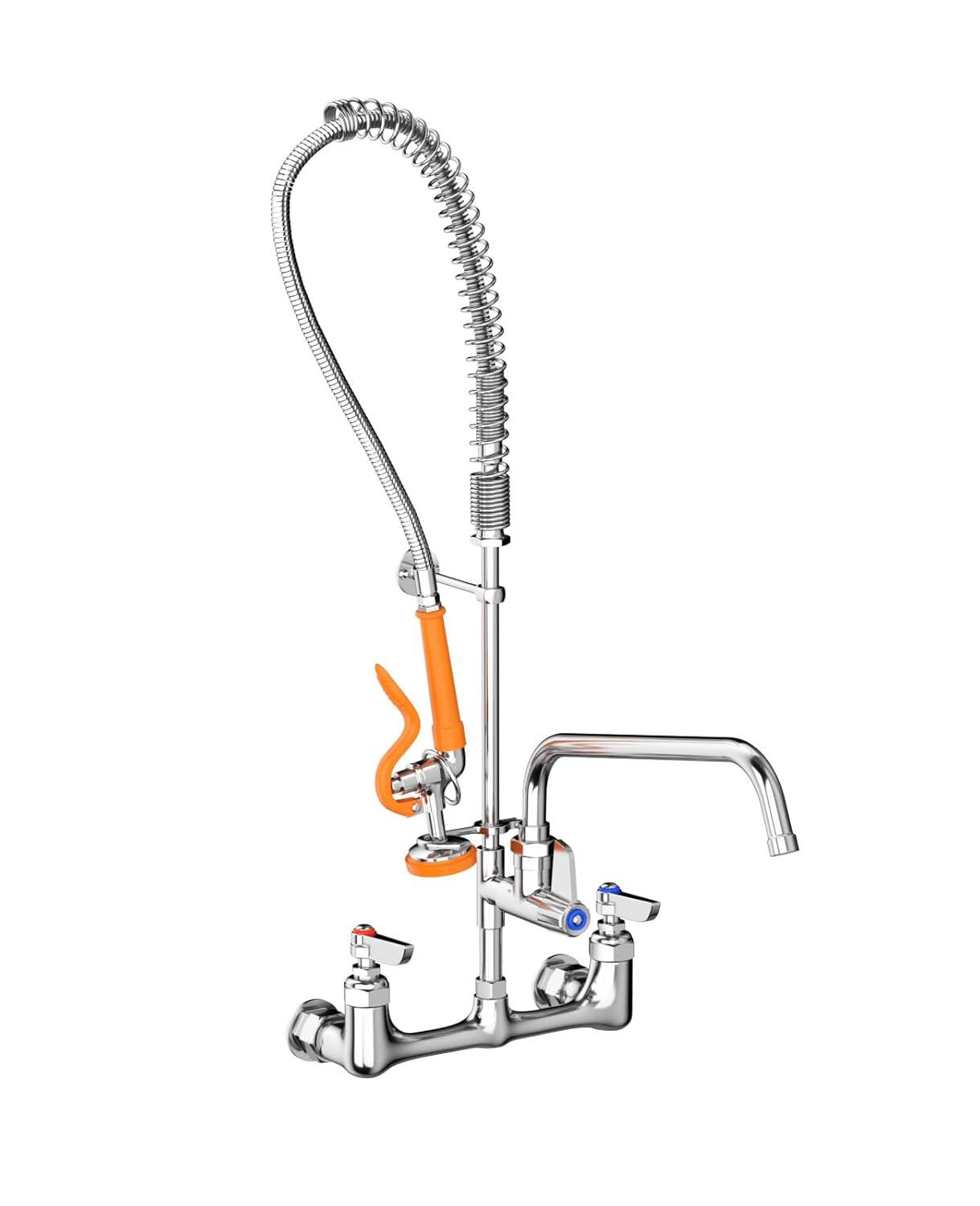 iVIGA Commercial Kitchen Faucet with Pre-Rinse Sprayer 36 Inch 2314300C-36-WF