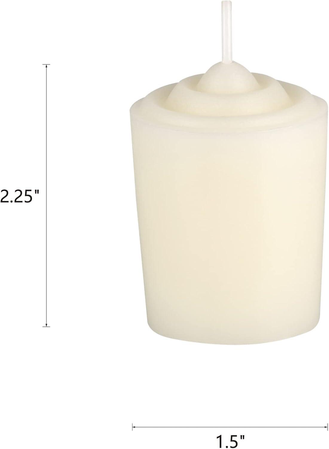 Ivory Paraffin Flameless Votive Candle Set of 12