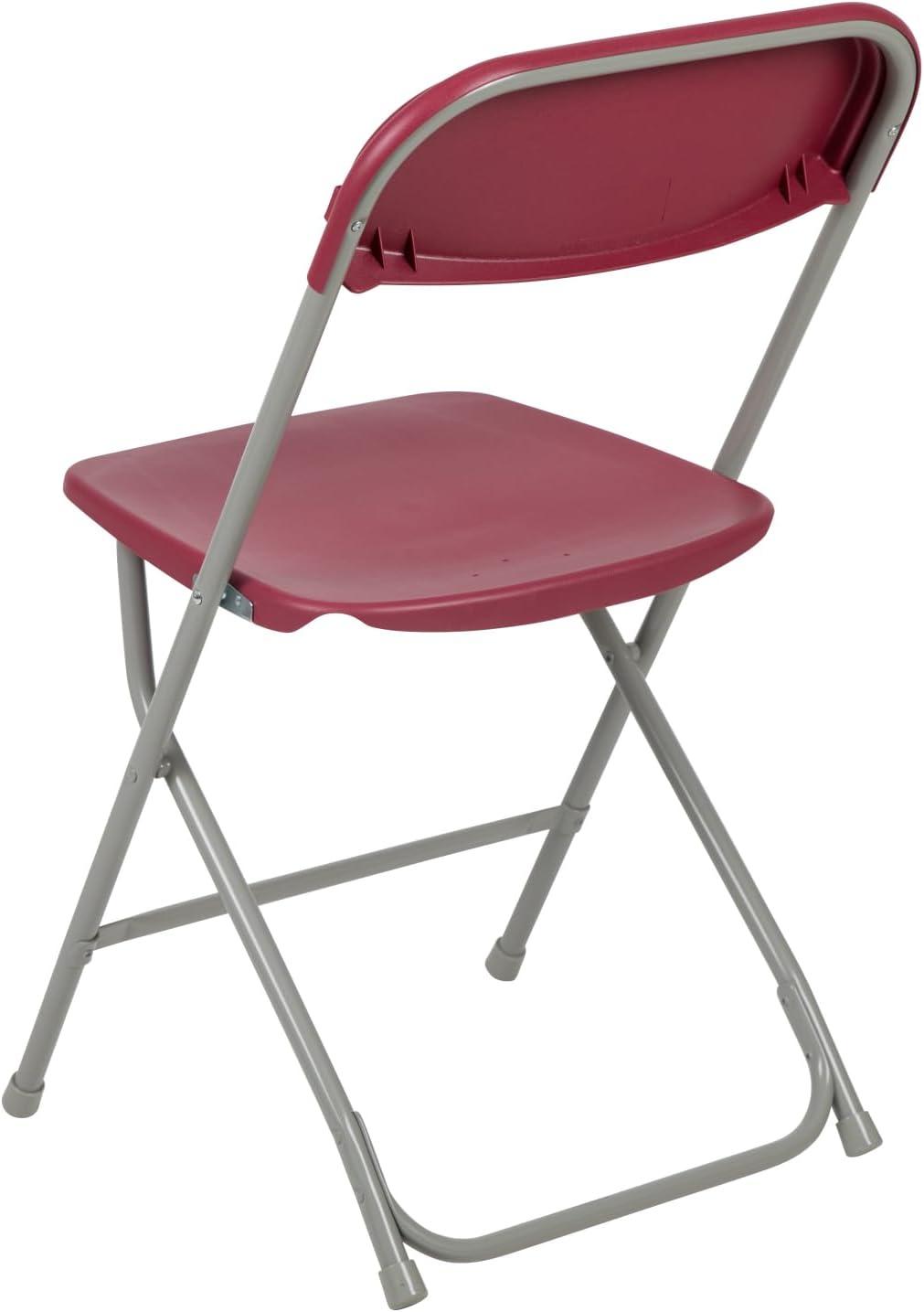 Flash Furniture Hercules Series Plastic Folding Chair - 10 Pack 650LB Weight Capacity