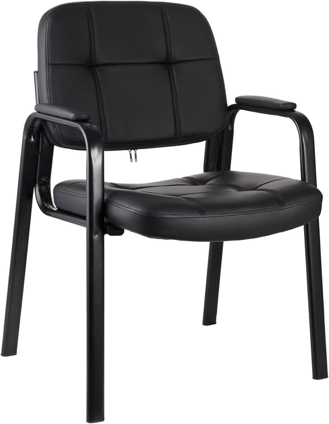 CLATINA Waiting Room Guest Chair 22.8'' W with Metal Frame Padded Armrest