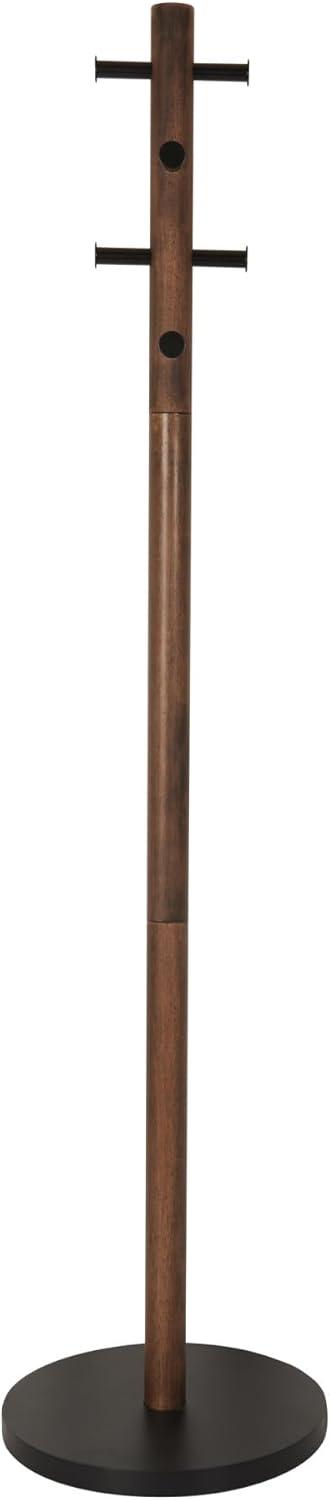 Pillar 8 - Hook Freestanding Solid Wood Coat Rack