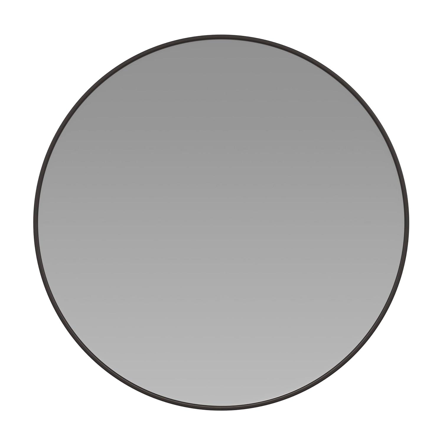 Flash Furniture Wall Mounted Mirror 36" Round Black (RHM003RD91MBBK)