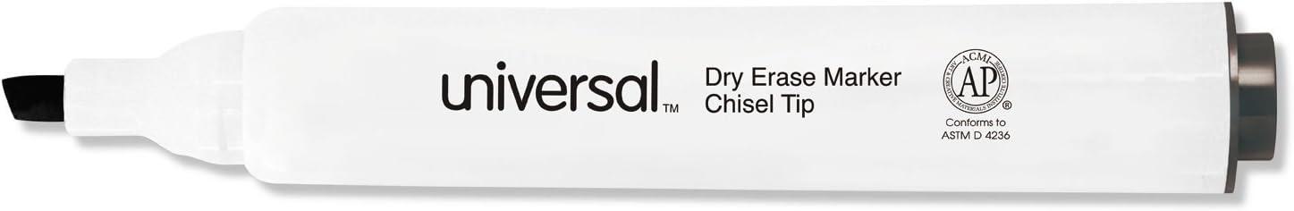 Dry Erase Marker, Broad Chisel Tip, Assorted Colors, 4/Set