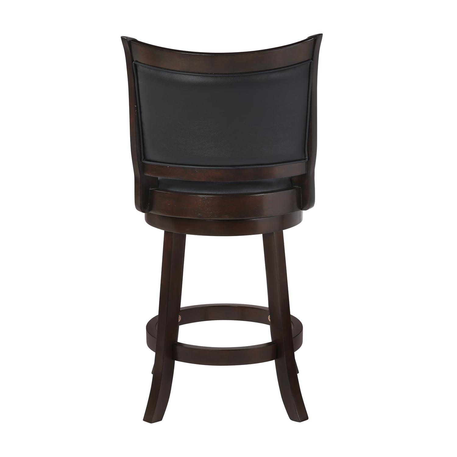 New Classic Furniture,Furniture Bristol 24" Solid Wood Counter Stool In Brown