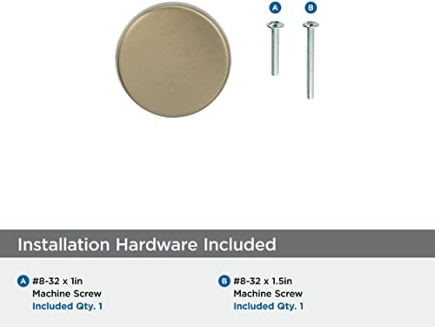 Blackrock Oversized 1 3/4" Diameter Mushroom Knob