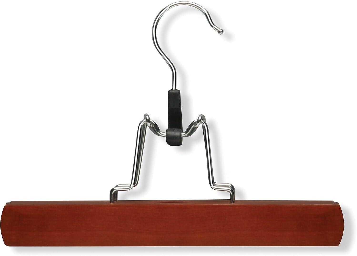 Marnisha Wood Hangers With Clips for Skirt/Pants