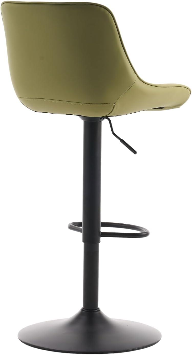 Kidol & Shellder Green Bar Stools Set of 2 Modern Kitchen Island Barstool