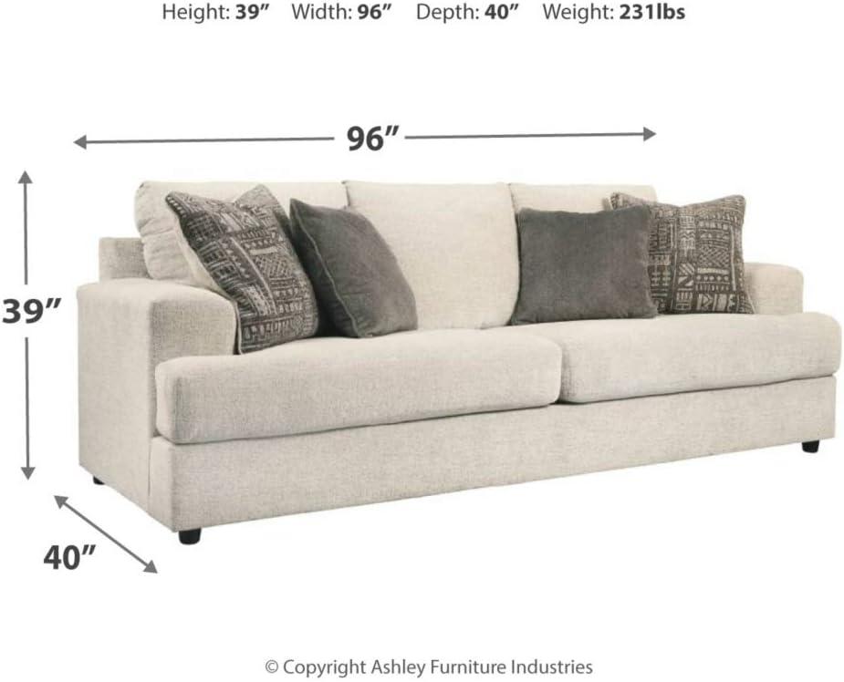 Signature Design by Ashley Soletren Queen Sleeper Sofa in Stone