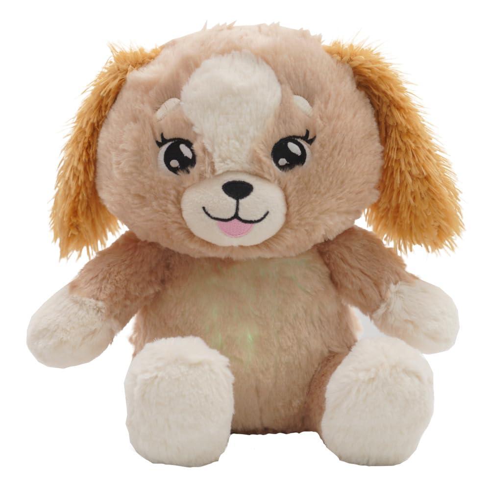 Happy Nappers: Lullabrites Brown Dog - Musical Light Up Bedtime Plush