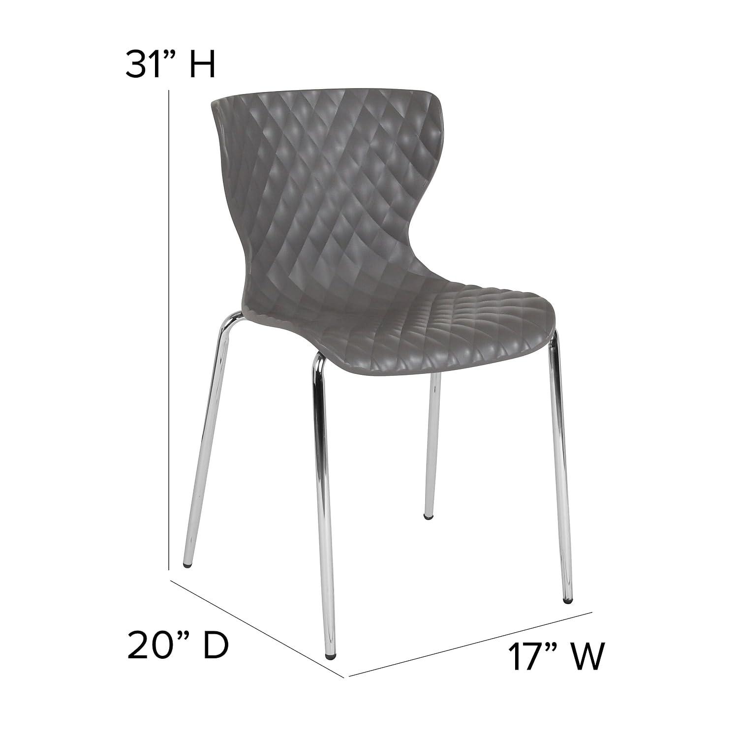 Flash Furniture Lowell Contemporary Plastic Stack Chair