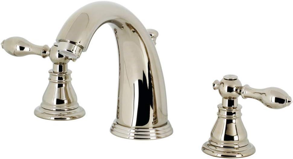 Widespread Bathroom Faucet with Drain Assembly