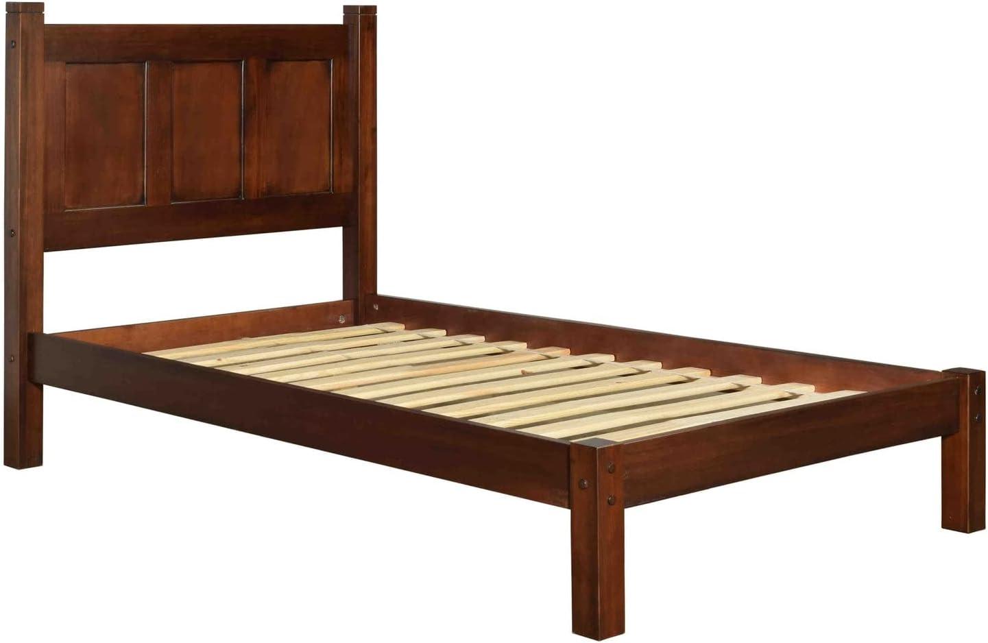 Shaker Solid Wood Panel Bed