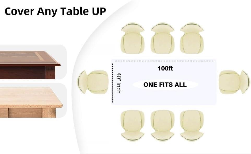 Craft And Party, White Plastic Table Cover Roll - 40in X 100 feet Heavy Duty Plastic Banquet Table Cover Roll. (White)