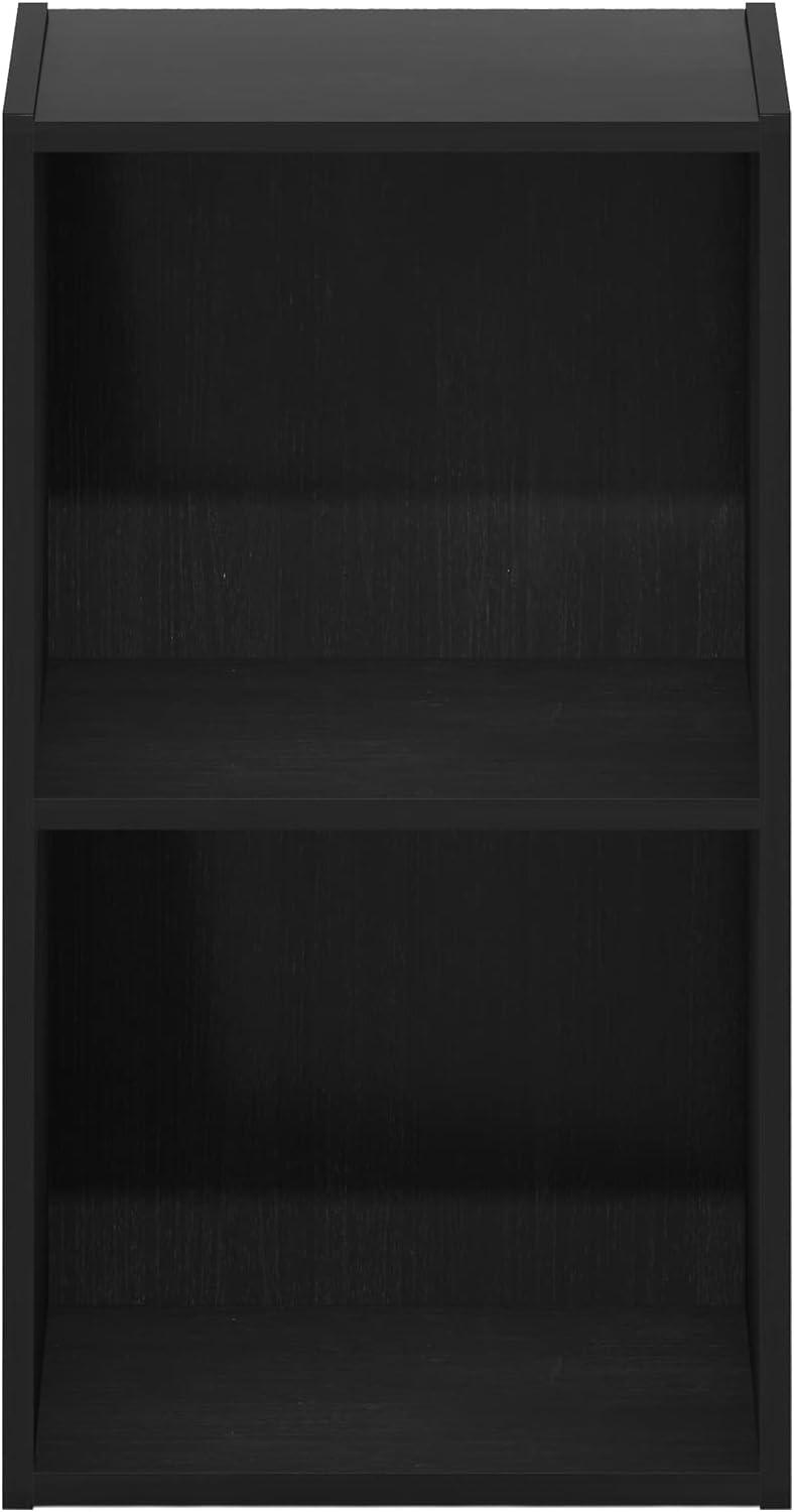 Furinno Pasir 2-Tier Open Shelf Bookcase Blackwood