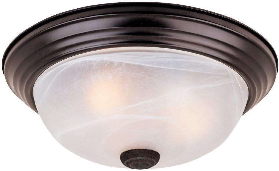 Designers Fountain 15 inch 3-Light Oil Rubbed Bronze Ceiling Flush Mount, 1257L-ORB-AL