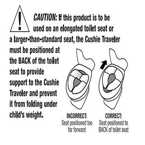 Cushie Traveler Folding Potty Seat