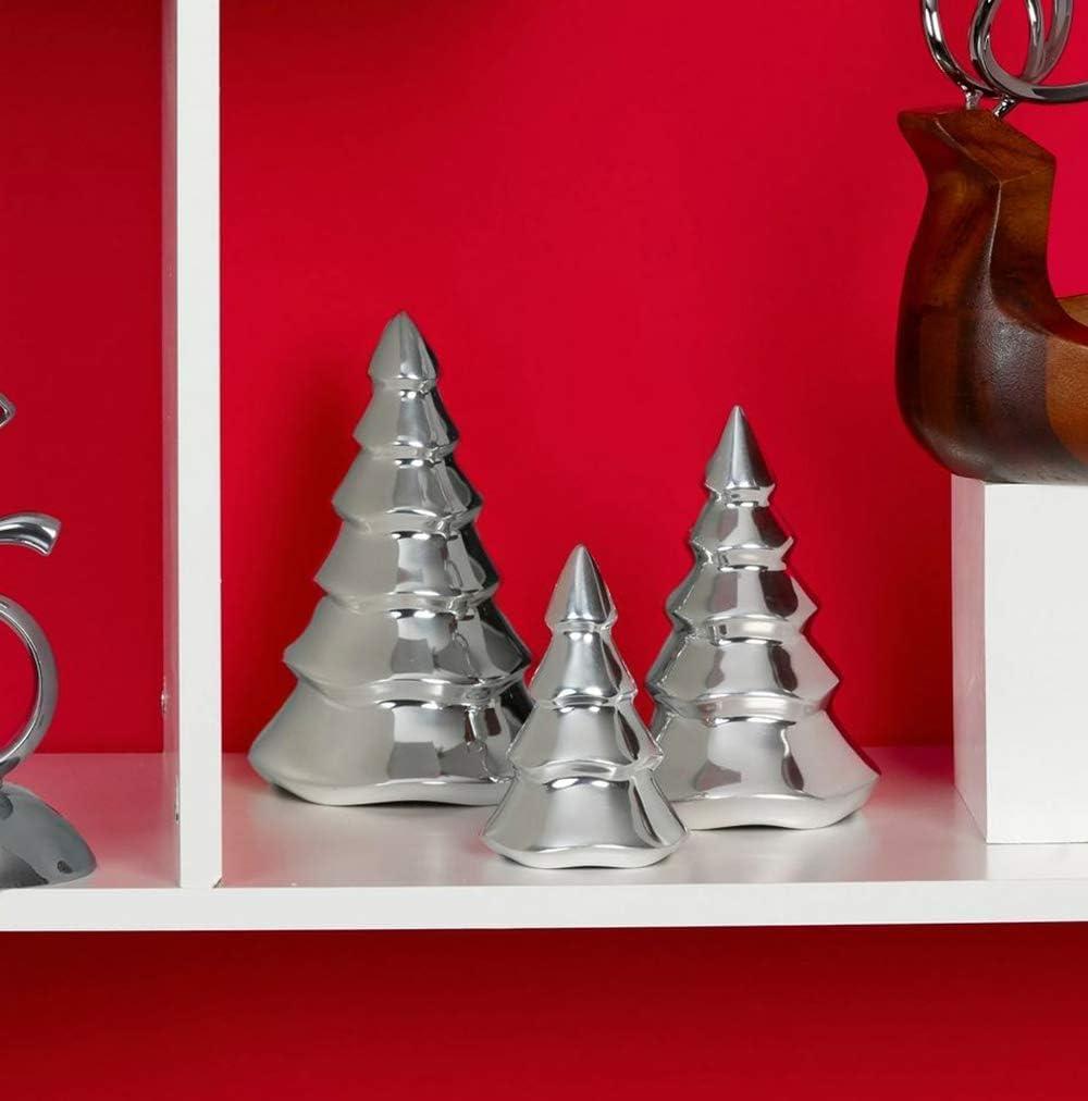 Nambe Mini Christmas Tree Set of 3