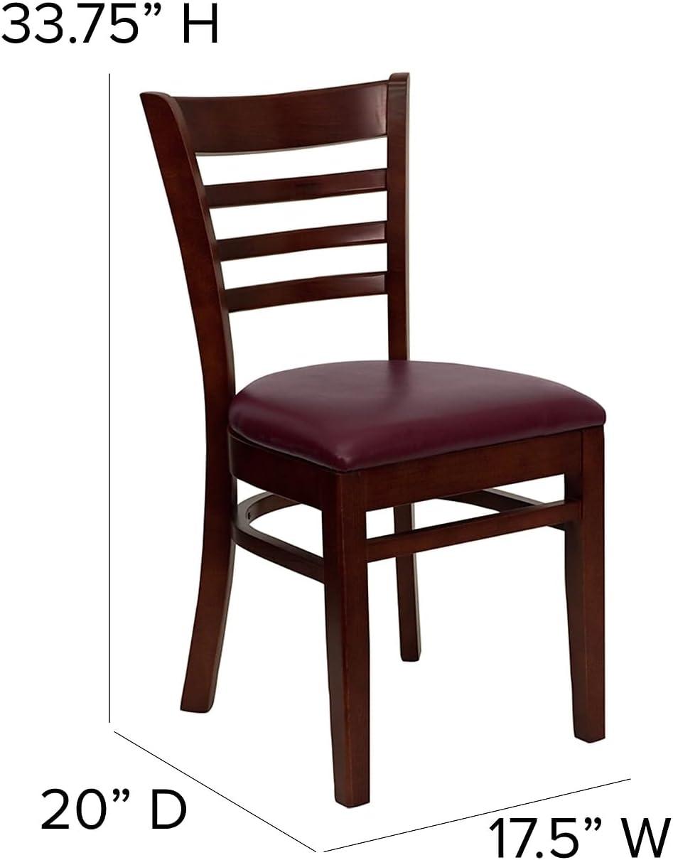 Ladder Back Wooden Restaurant Chair