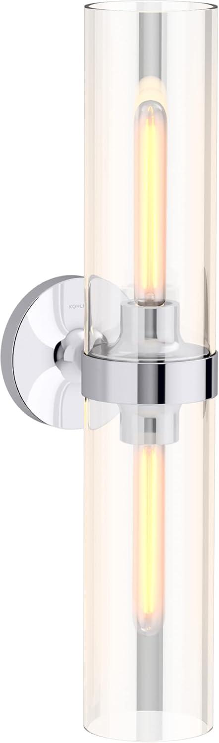 Purist™ 2 Light Indoor Bathroom Vanity Light Fixture, UL Listed