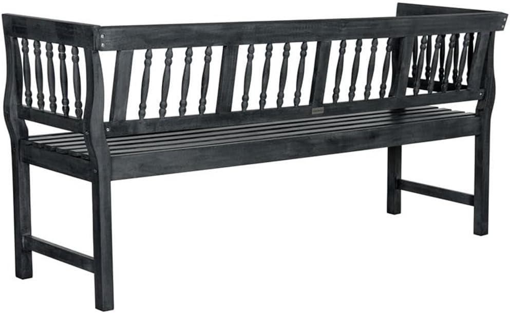 Brentwood Bench - Outdoor - PAT6732 - Dark Slate Gray - Safavieh