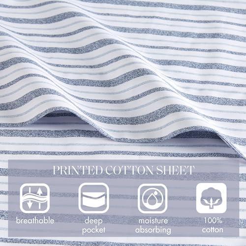 200 Thread Count Printed Cotton Sheet Set