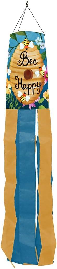 Briarwood Lane Spring Happy Beehive Windsock Wind Twister 40x6