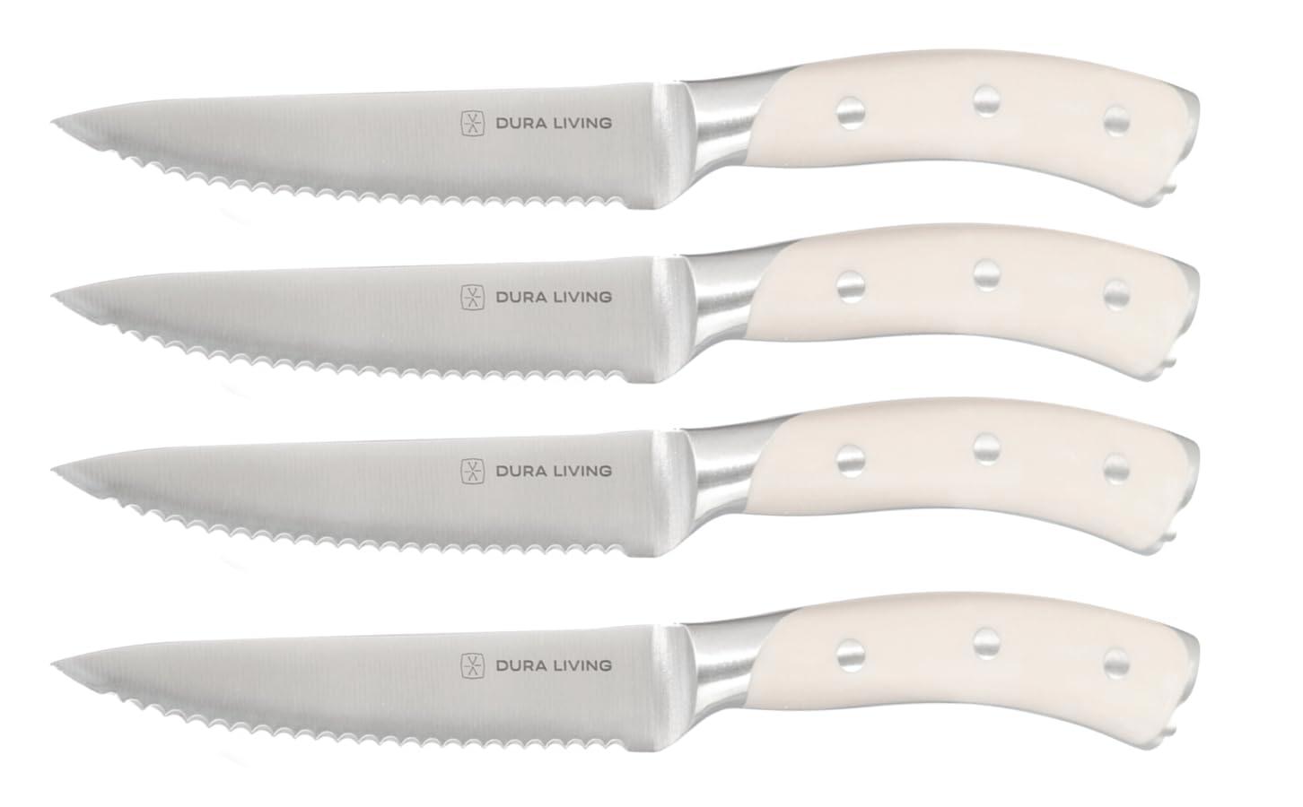 Dura Living Dura Living Elite 8 Piece Forged Stainless Steel Steak Knife Set (Set of 8)