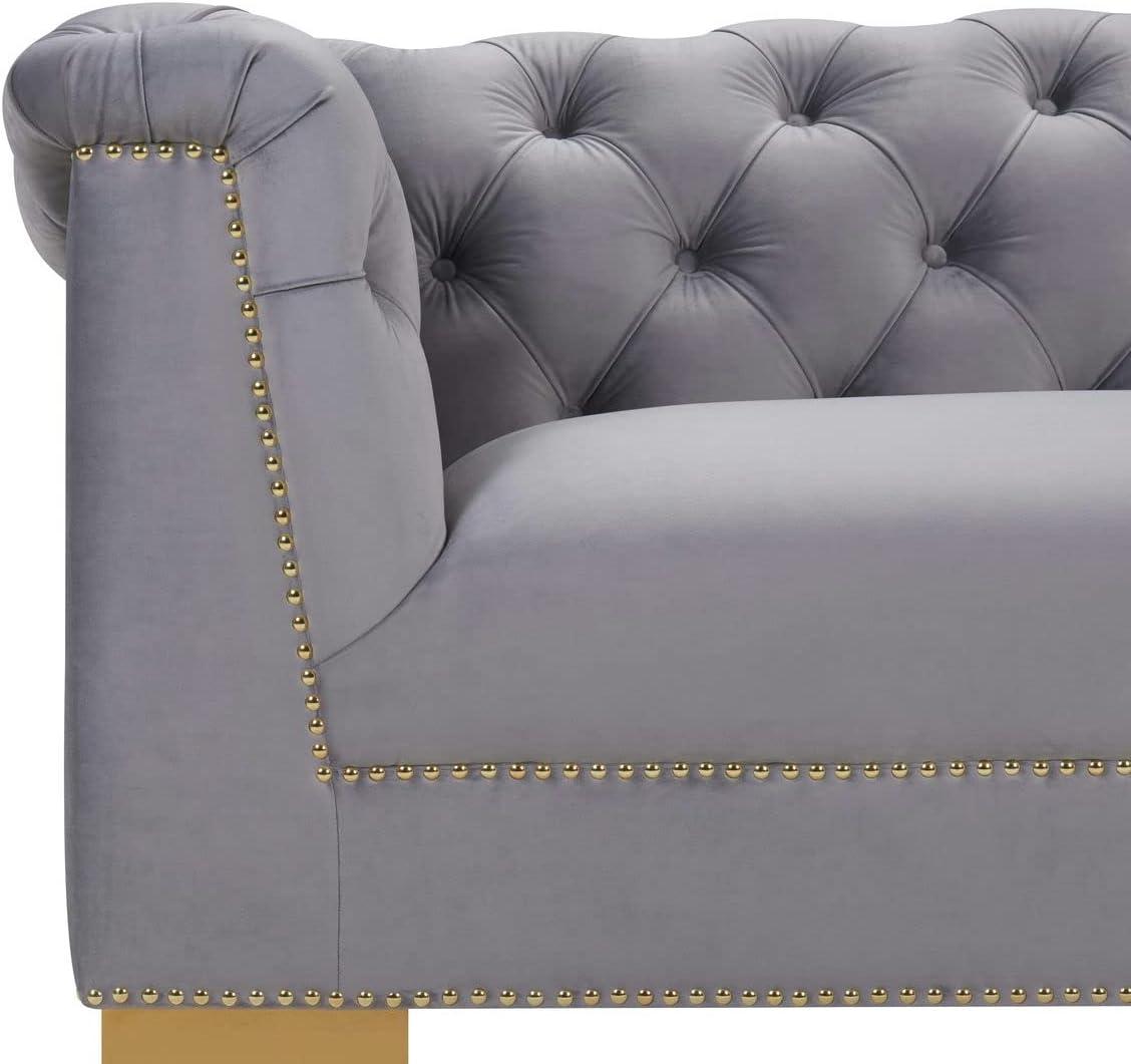 Farah 92.1'' Velvet Sofa