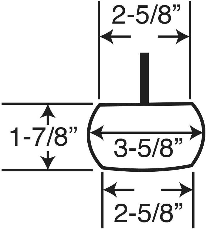 Unfinished Solid Hardwood Round Bun Foot Set with Drill Bit