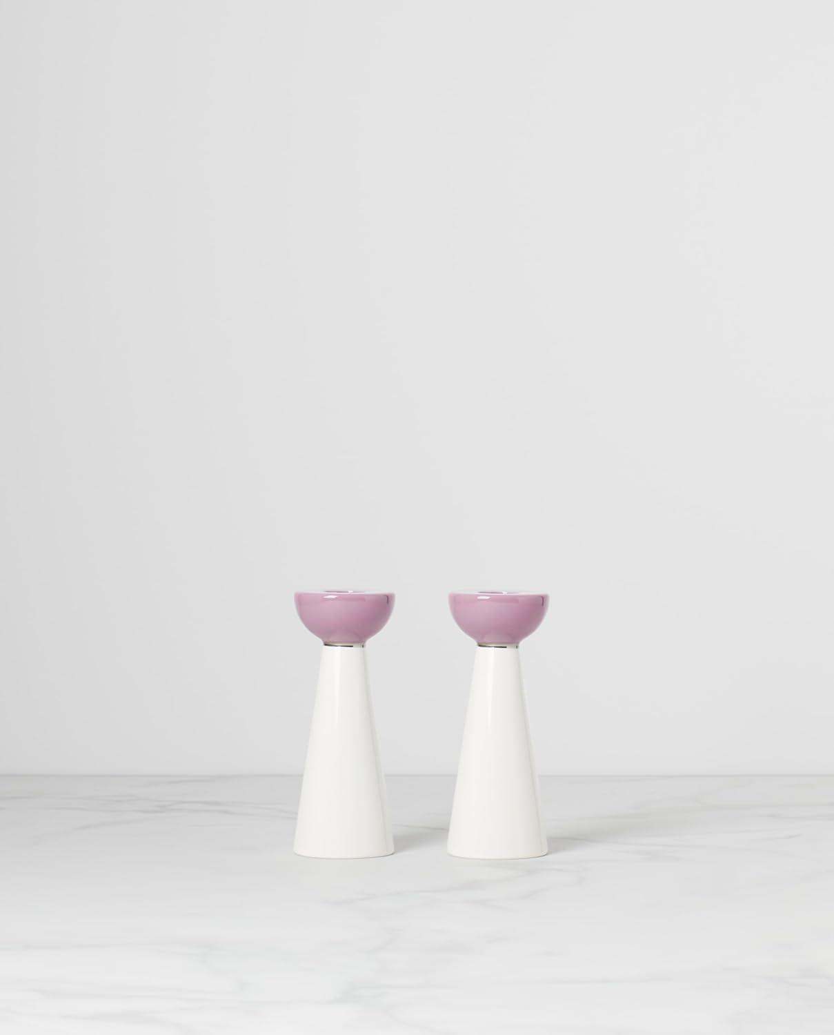 kate spade new york Oak Street 2-Piece Candlestick Holders Set, Passover