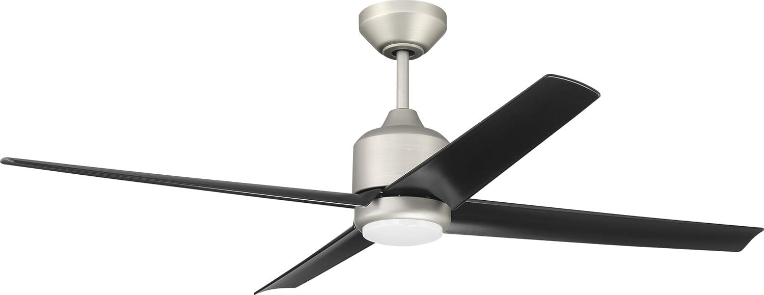 Craftmade Quell 52" Damp-Rated Ceiling Fan with LED Lights & Remote