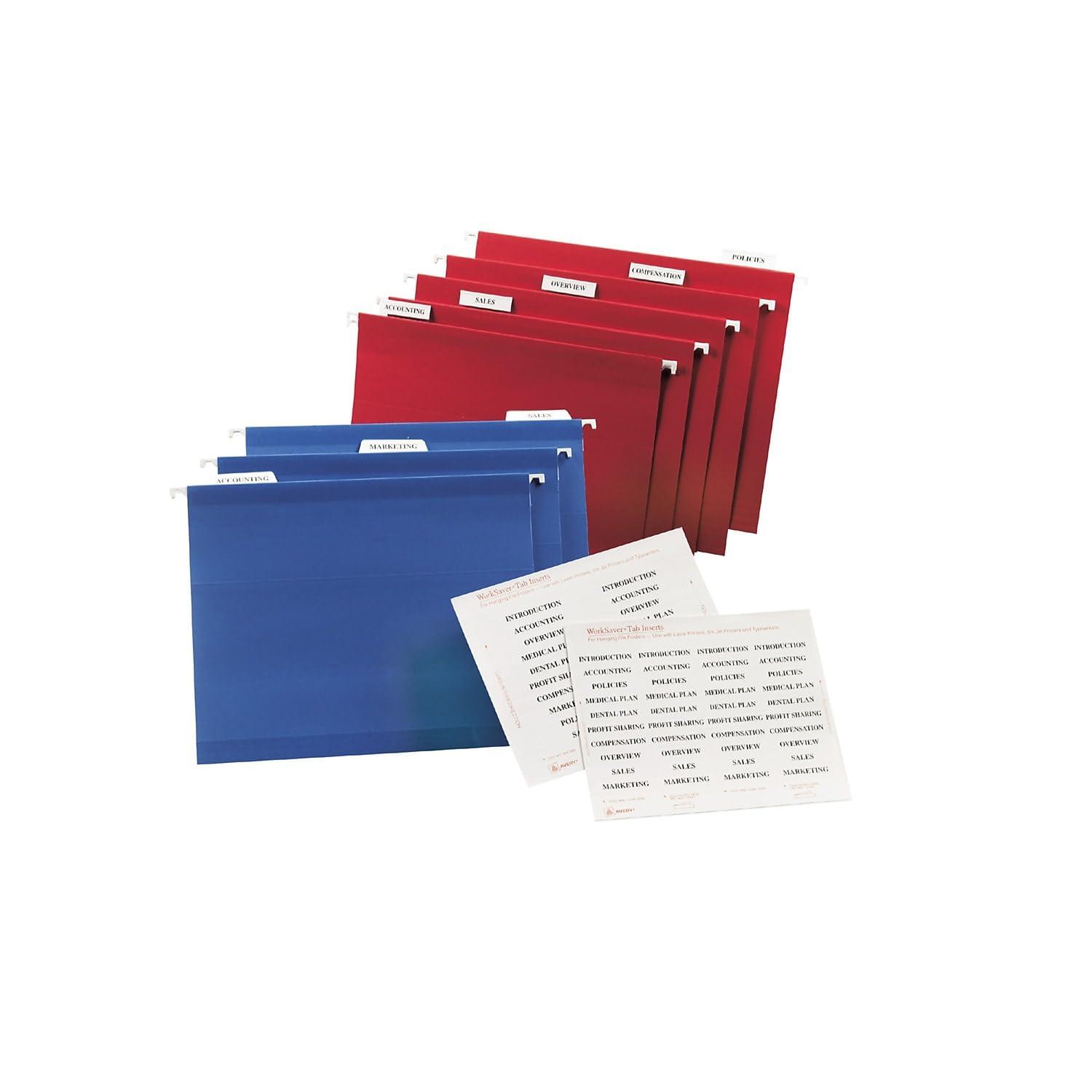 Avery Consumer Products Avery® Laser/Ink Jet Inserts For Hanging File Fold Paper Hanging Files Cabinet