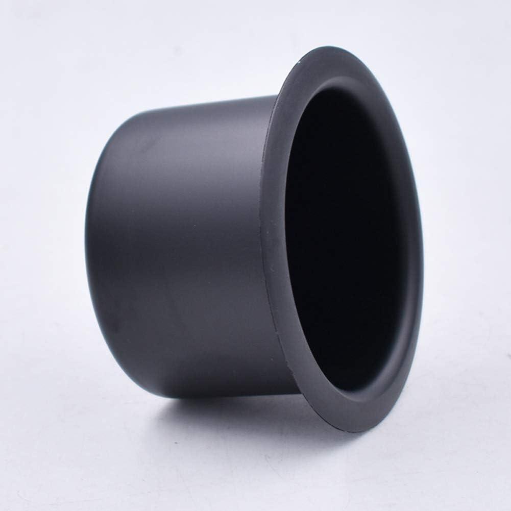 Black Plastic Drop-In Cup Holder Insert for Sofa, Boat, RV, and Car