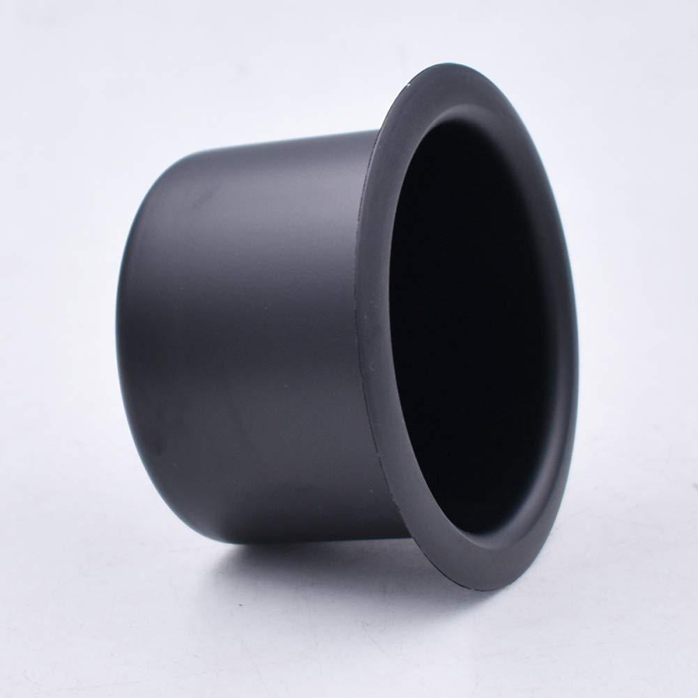 Black Plastic Drop-In Cup Holder Insert for Sofa, Boat, RV, and Car