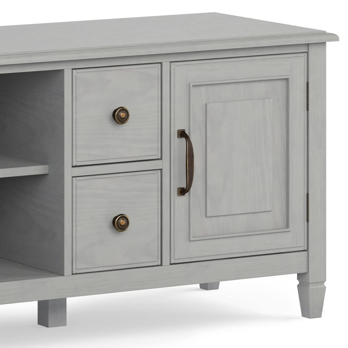 Simpli Home Connaught SOLID WOOD 72 inch Wide TV Stand For TVs up to 80 inches