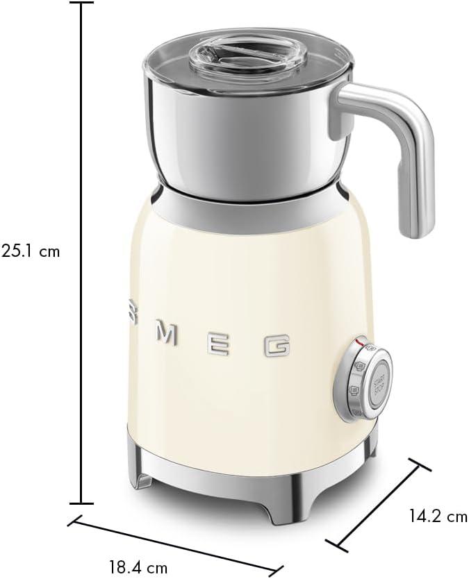 SMEG Cream Retro Milk Frother