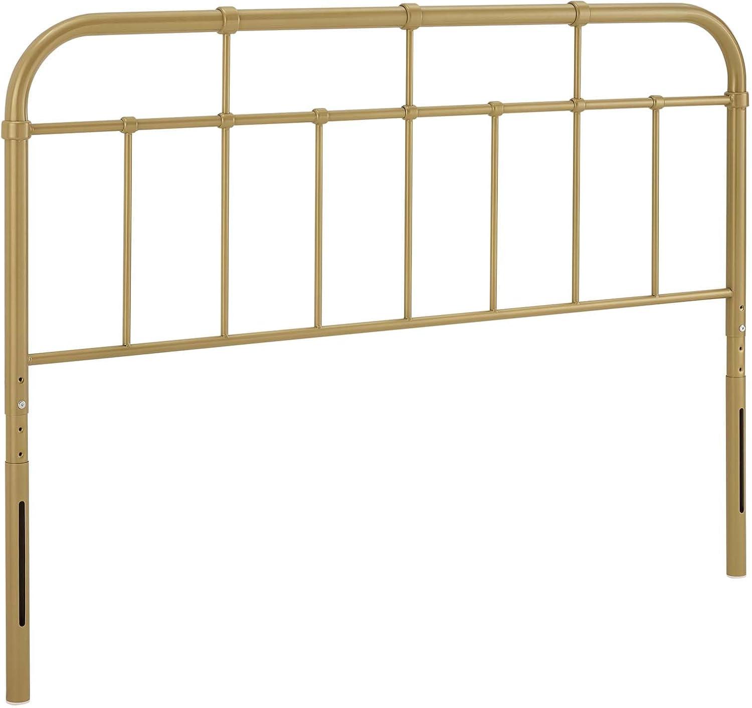 Alessia Full Metal Headboard - Gold