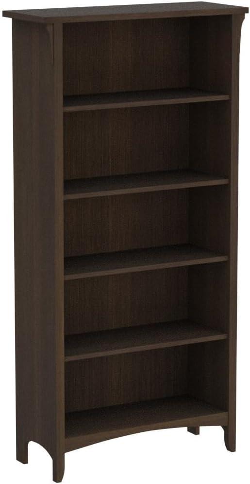 Khadesha Tall 5 Shelf Bookcase - Set Of 2