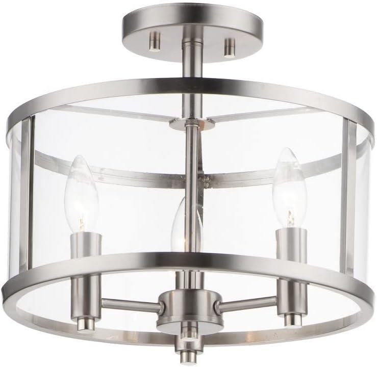 Maxim Lighting - Sentinel - 3 Light Semi-Flush Mount-11.75 Inches Tall and 13.25