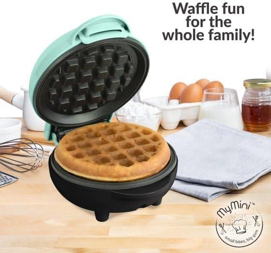 MyMini Waffle Maker, Teal