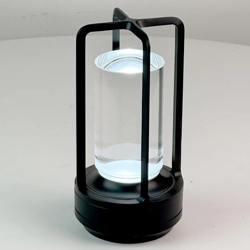 Jkung Portable Metal Table Lamp Touch Control Adjustable Dimmable Flicker Free Rechargeable Cordless Battery Powered Small Desk Lamp