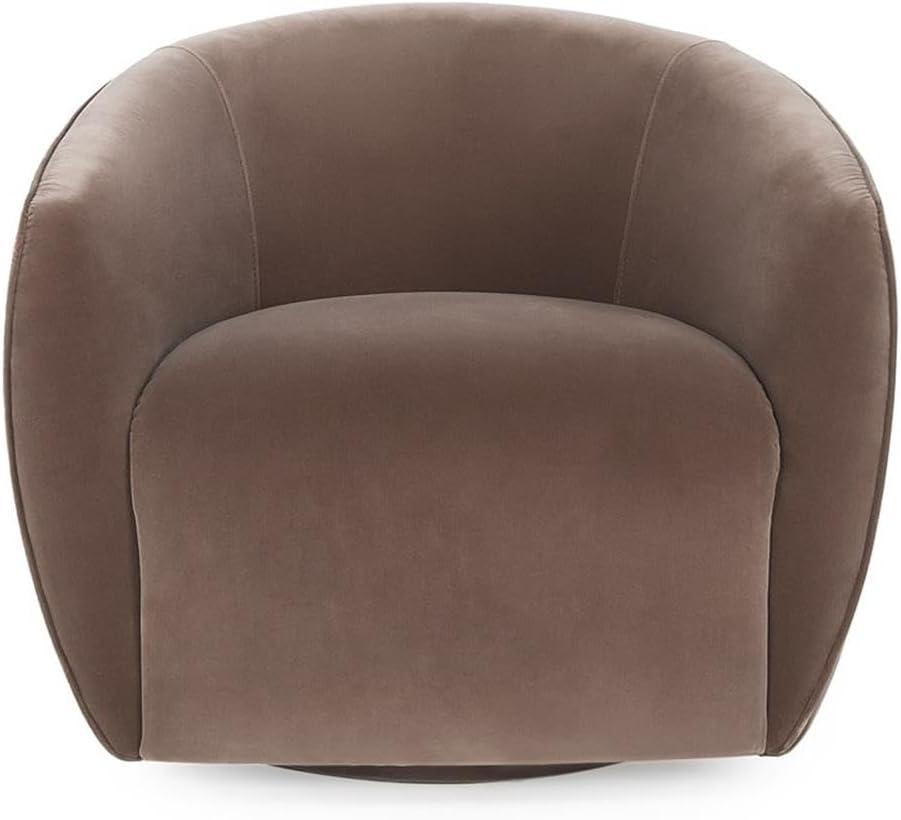 Layla Upholstered Swivel Barrel Chair