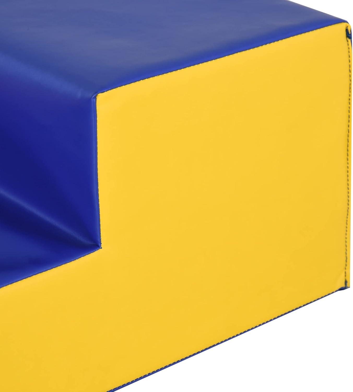 Soozier 2 Piece Climb and Crawl Activity Play Set Soft Secure Foam Playset for Toddler Preschooler Indoor Play Equipment Baby Learning Toys Multicolor