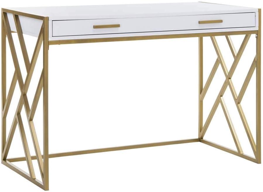 Elaine 1 Drawer Desk  - Safavieh