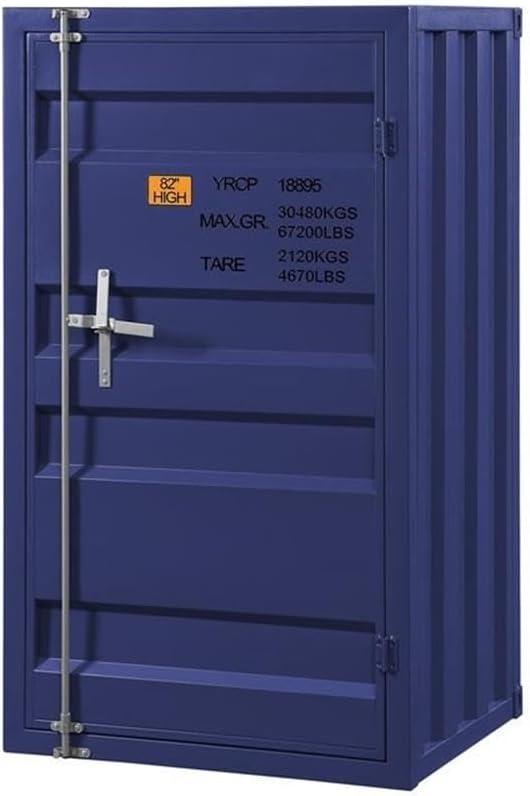 28" CargoChest Blue - Acme Furniture: Metal Storage Locker, No Assembly Required
