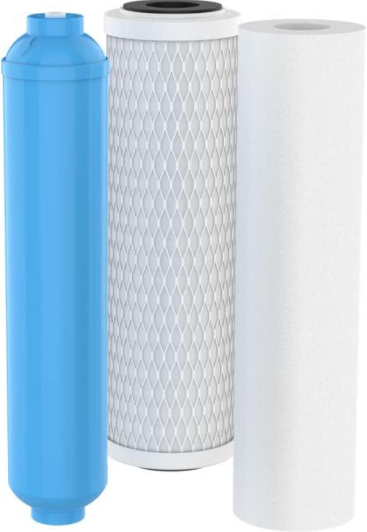 Pentair OMNIFilter Blue and White Granulated Carbon Replacement Cartridge Kit