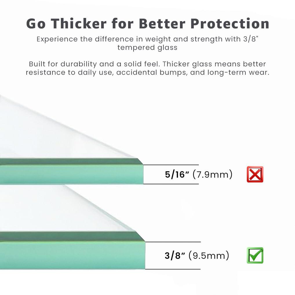 56" - 60" W 74” H Double Sliding Frameless Shower Door with Fixed Glass Panel